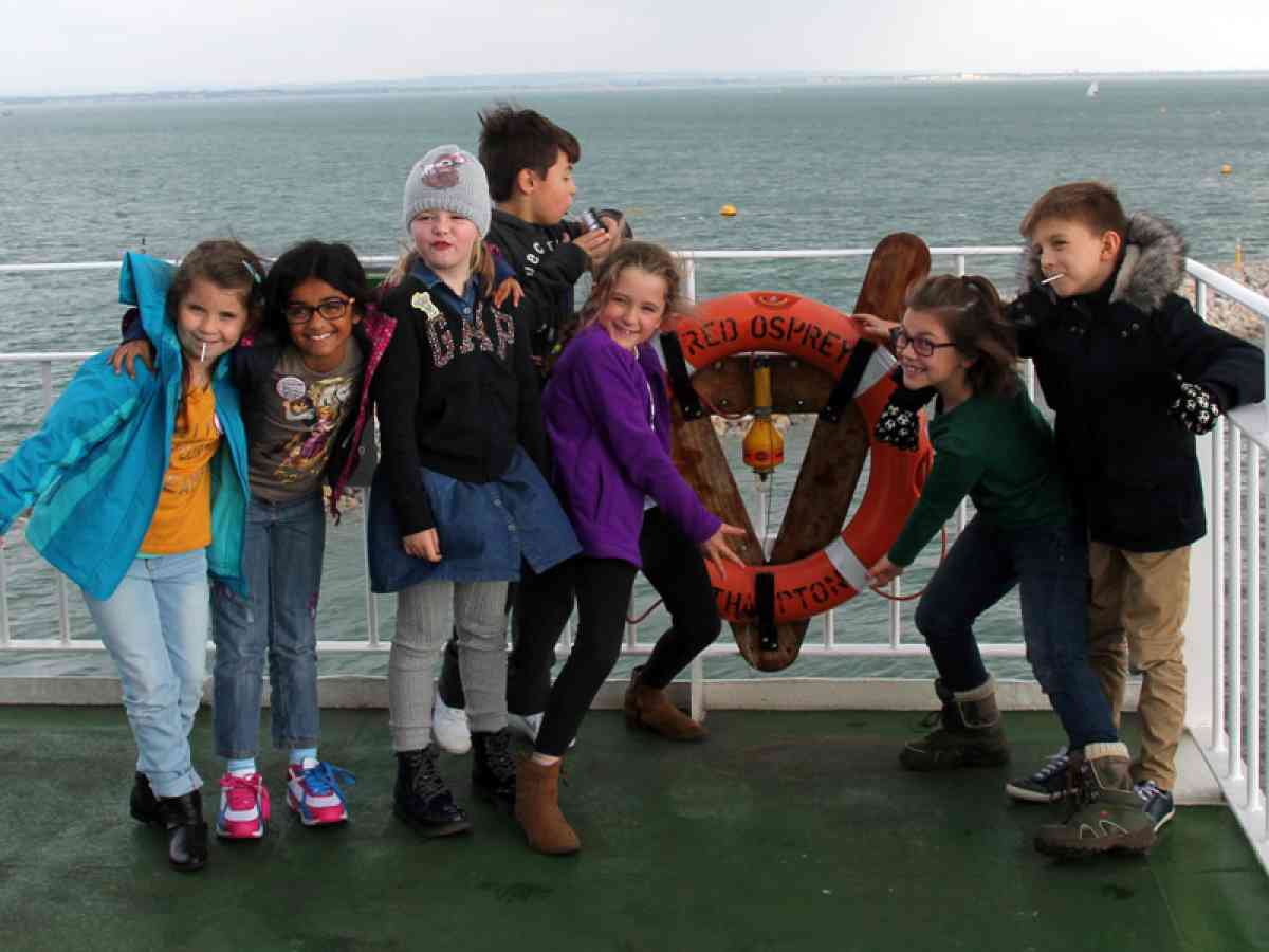 Red Funnel Ferries picture gallery - Safety briefing!